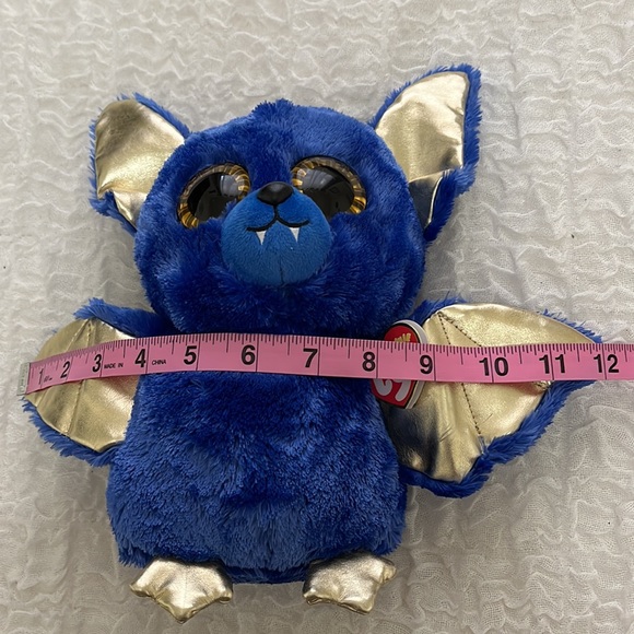 NWT TY Collection Boo’s Ozzy The Bat 10"  Silk Blue Stuffed Plush - Picture 14 of 15